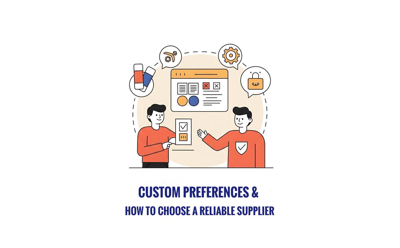 Custom Preferences and How to Choose a Reliable Supplier